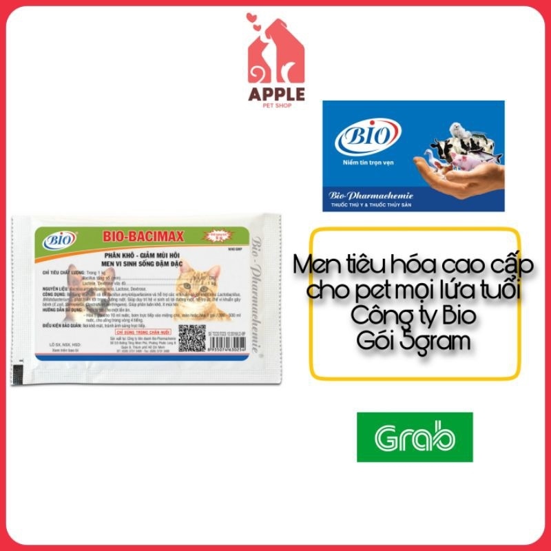 ◙ gigilove shop [BIO-BACIMAX] [5GR] Men tiêu hóa có thể dùng chung với kháng sinh
