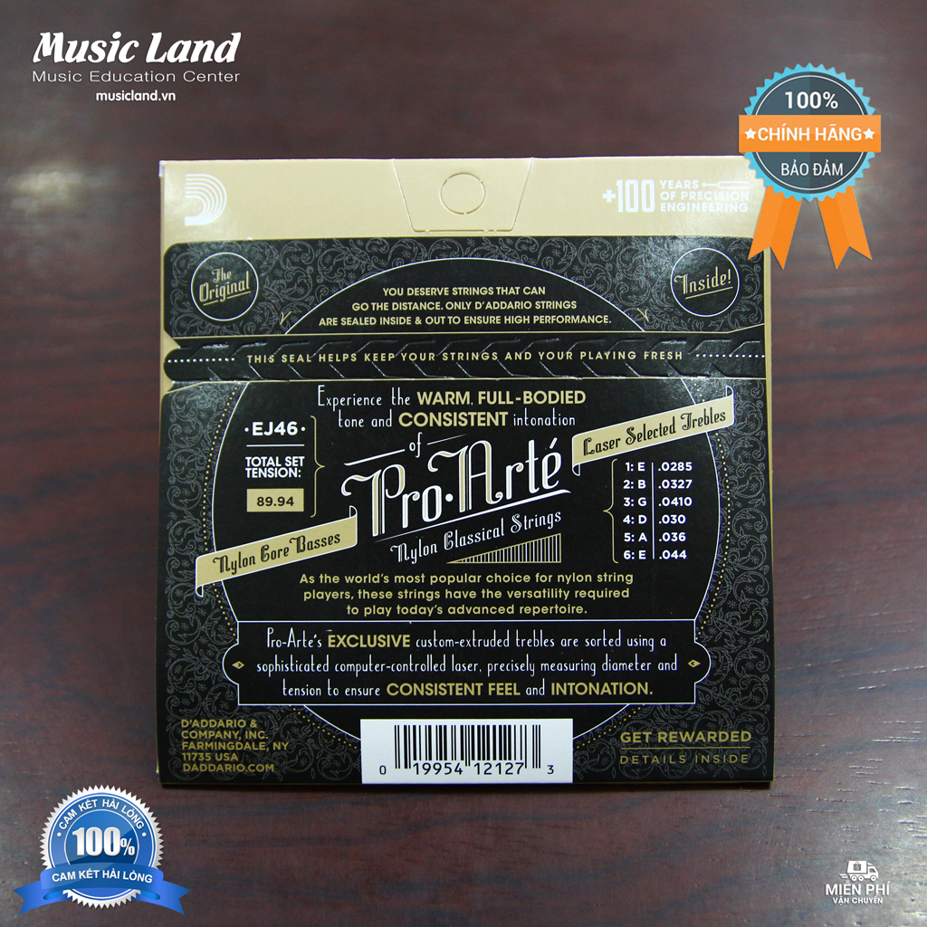 Dây Đàn Guitar Classic D'Addario EJ46 - Chính Hãng