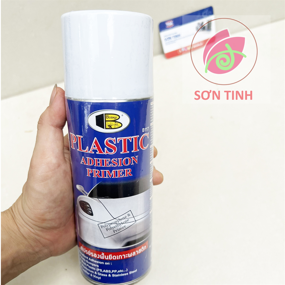 Sơn lót nhựa cao cấp Plastic Primer Bosny nhập khẩu Thái Lan