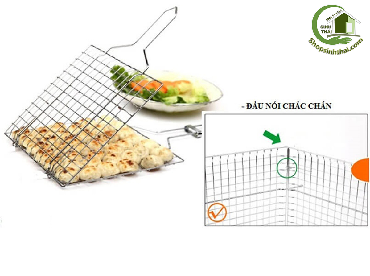 Vỉ nướng 100% inox cao cấp chống gỉ