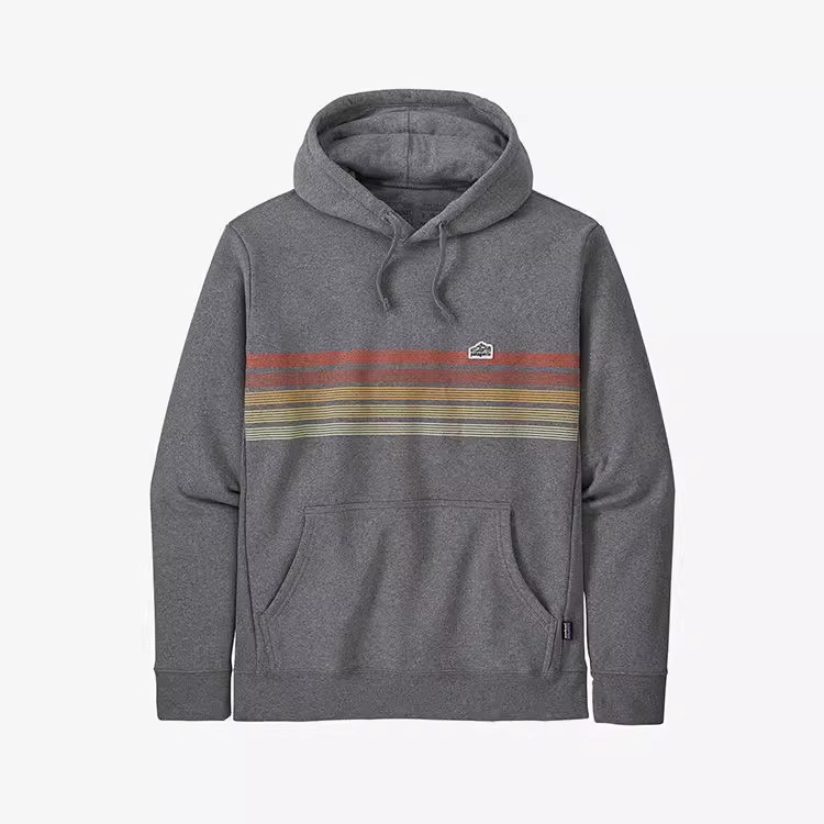 Patagonia Line Logo Ridge Stripe Couple Warm Casual Sweater