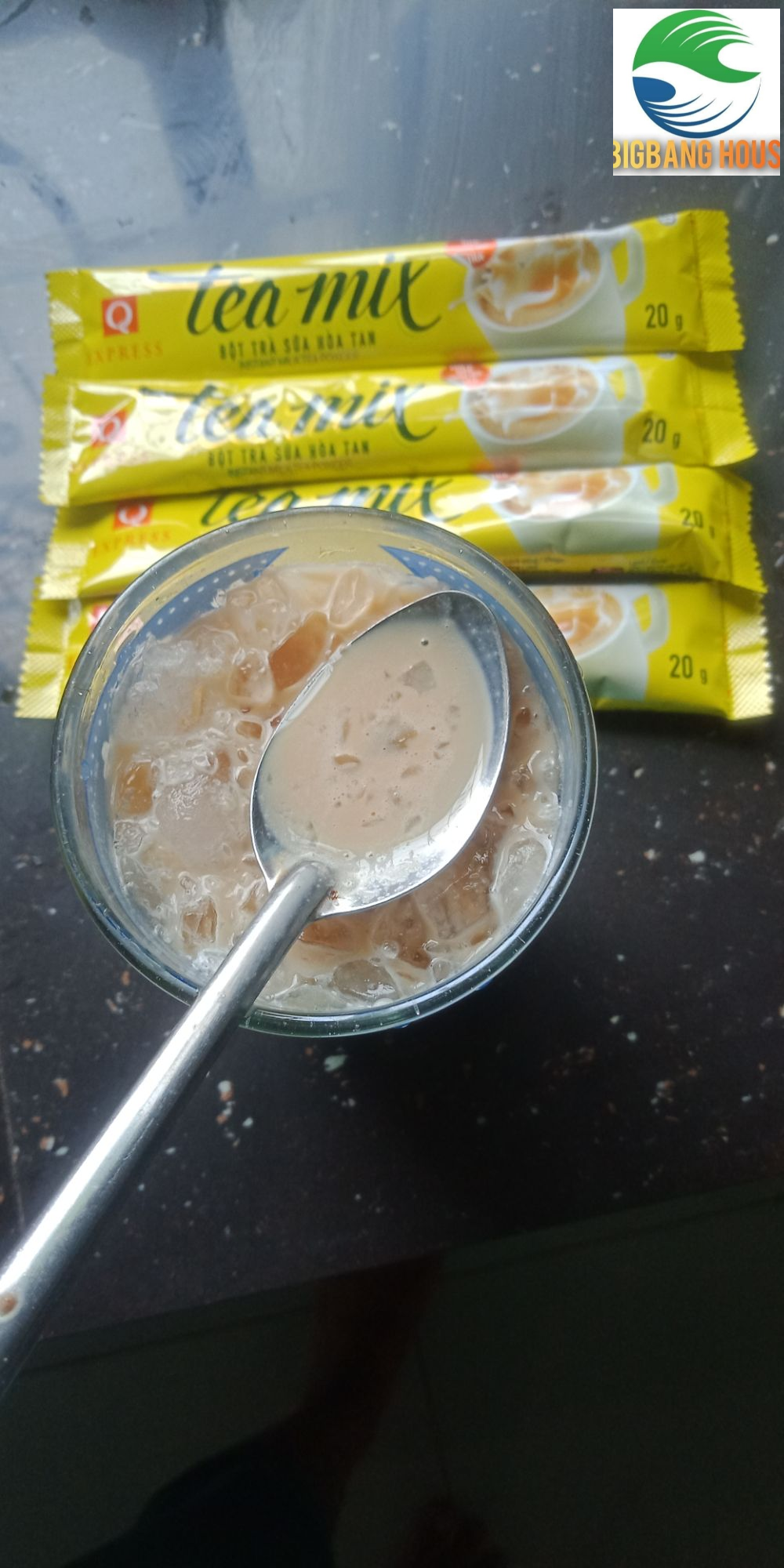 Trà sữa Trần Quang Tea mix, thơm béo, gói 24 tip