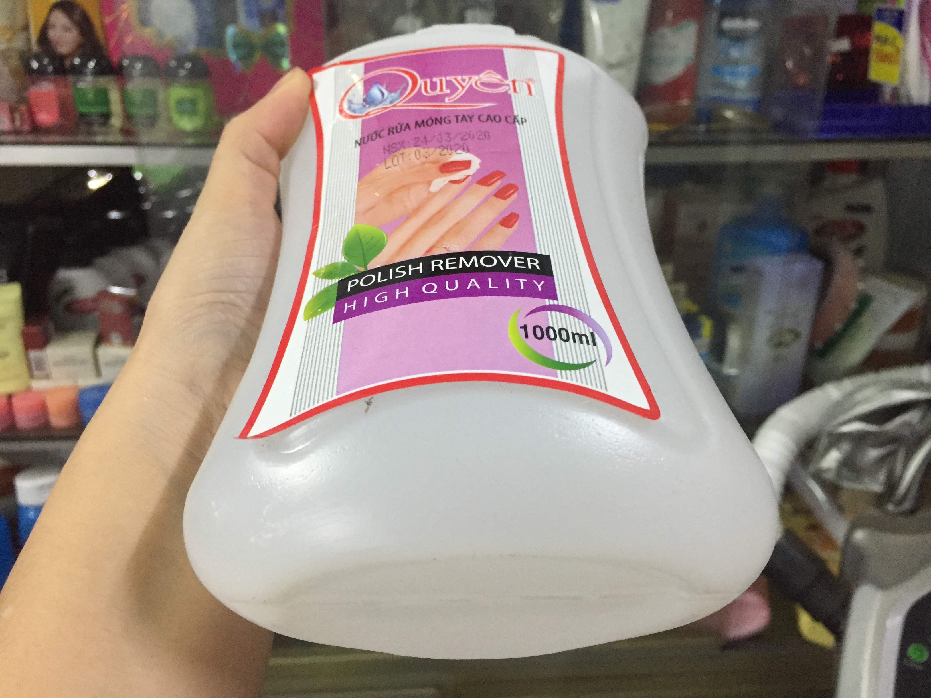 Nước rửa móng tay cao cấp Quyên 1000 ml