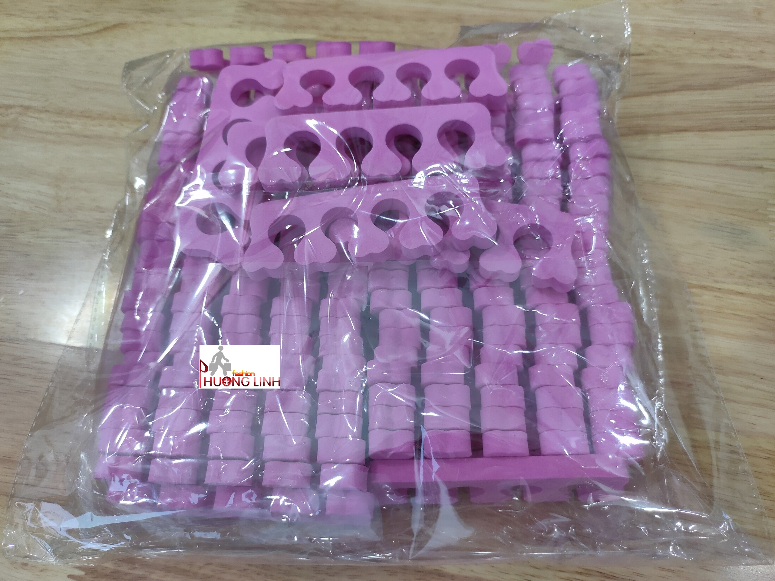1 cặp tách ngón chân sau khi sơn móng - phụ liệu nail