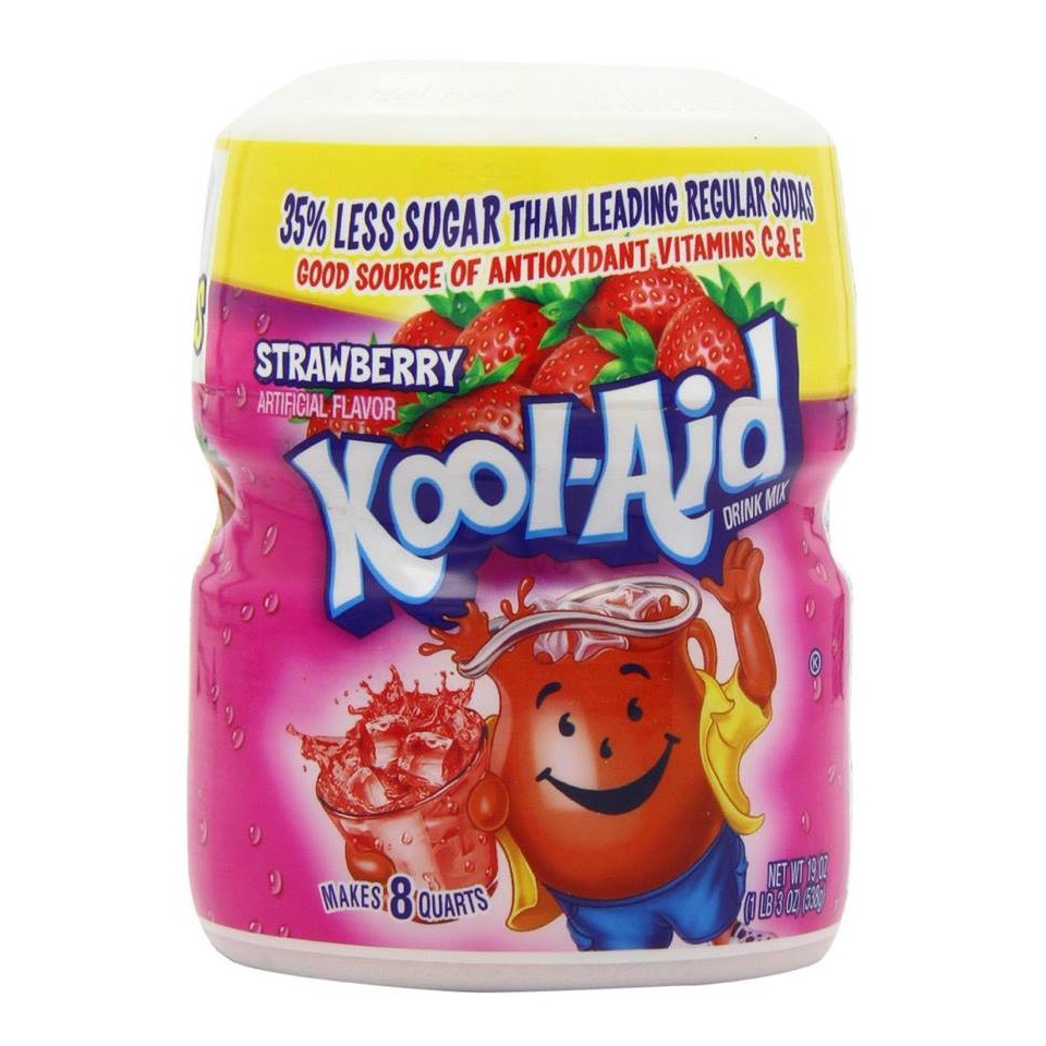 Bột Pha Nước Kool-aid Dâu - 538g
