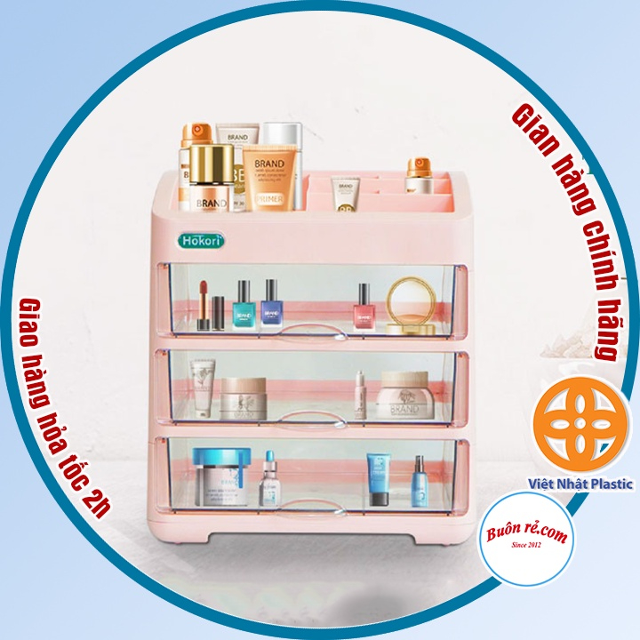 Tủ đựng mỹ phẩm cao cấp Việt Nhật , Kệ đựng mĩ phẩm, đồ trang điểm nhiều tầng
