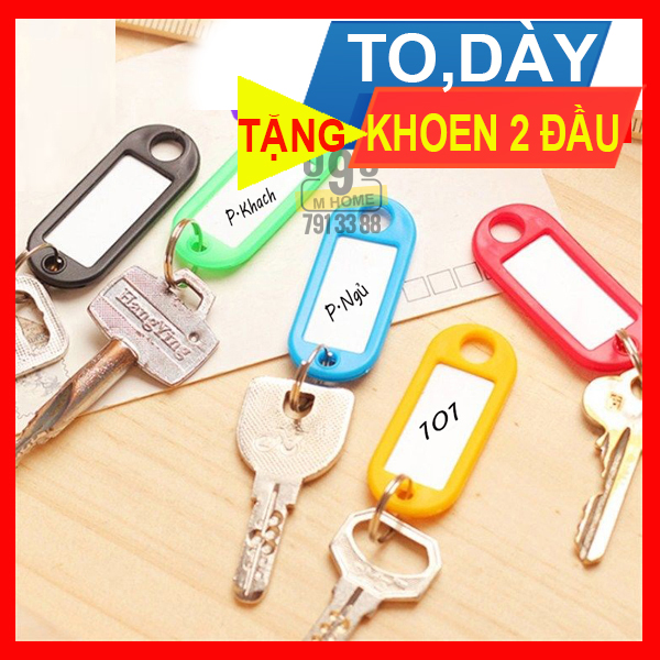 Combo 20 pcs KeyChain,Key Card,Key Ring ID,Tags Name Card,KeyChain Luggage Travel