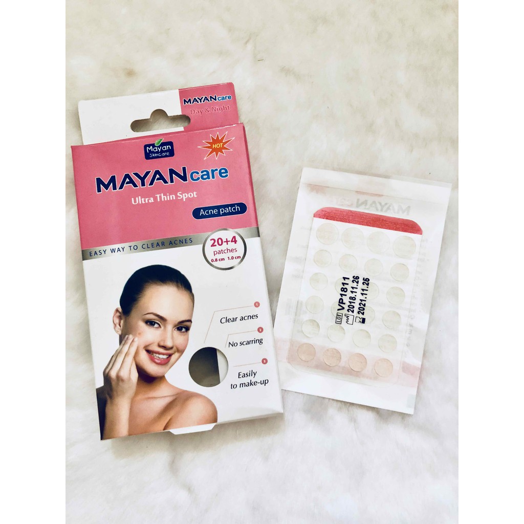 Miếng dán mụn Mayancare hồng