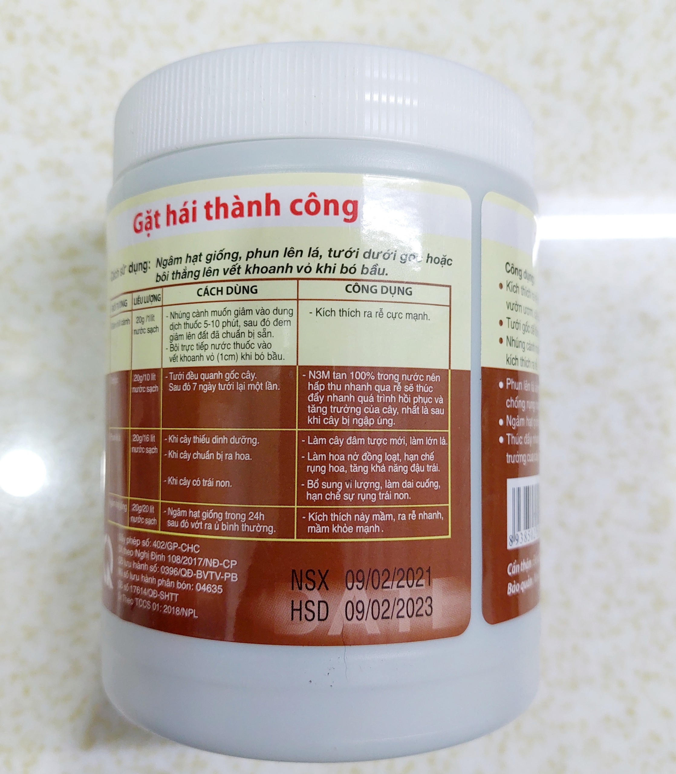 [HCM]PHÂN BÓN LÁ KÍCH RỄ N3M 500G
