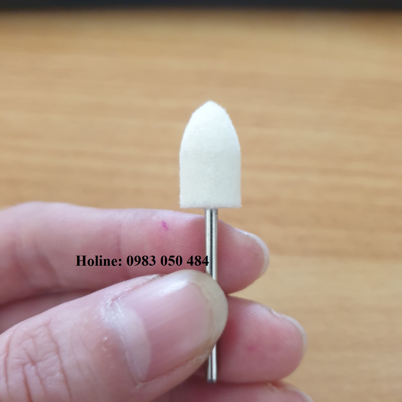 Đầu len hình trụ nhọn quấn keo Đánh bóng sườn điện thoại đánh bóng inox - đánh bóng đá - đánh bóng ngọc