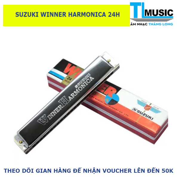 Kèn Harmonica - Suzuki Winner 24H (W24)