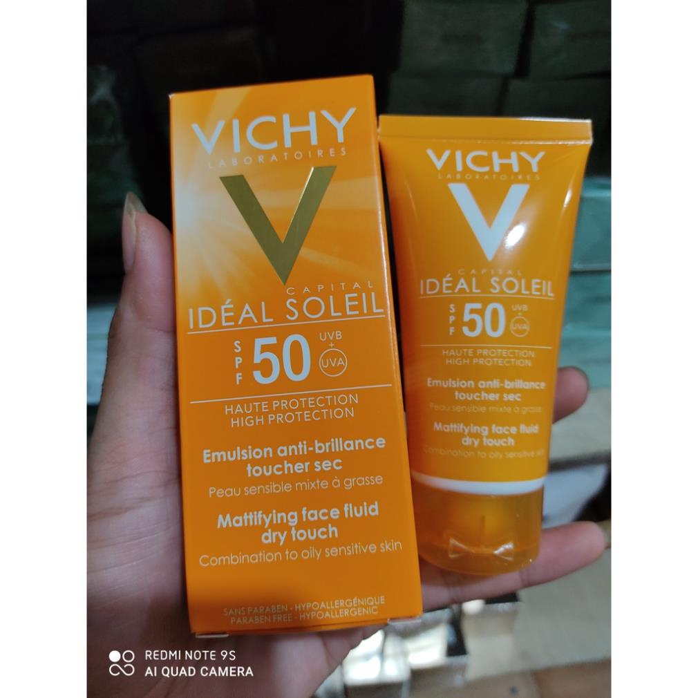 [FreeShip] Kem chống nắng VICHY Spf 50+ .