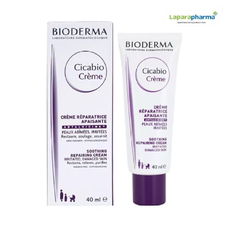 BIODERMA - KEM DƯỠNG PHỤC HỒI DA TỔN THƯƠNG Bioderma Cicabio Crème - 40ML giá rẻ
