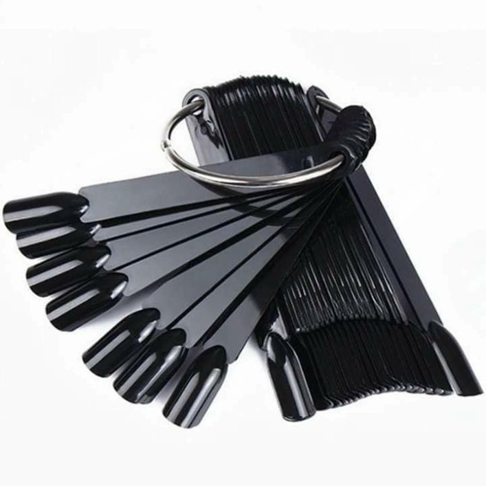 Set móng que ( vuông ) vẽ móng, trưng mẫu khách 50 móng / túi