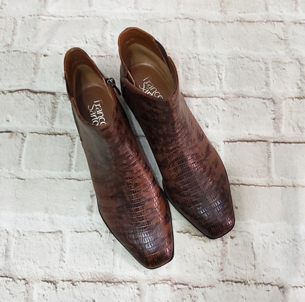 ANKLE BOOTS FRANCO SARTO CHUẨN AUTH, HÌNH THẬT