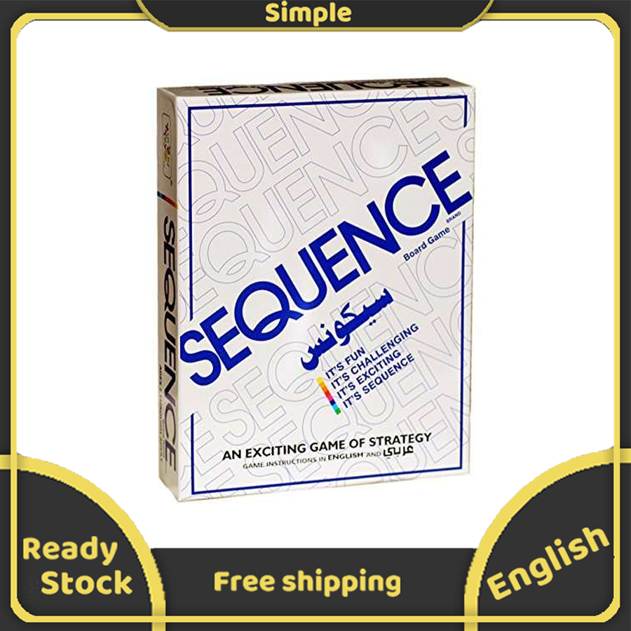 Sequence Card Board Games family Party Parent-child Boy Girl Chid Gift English version