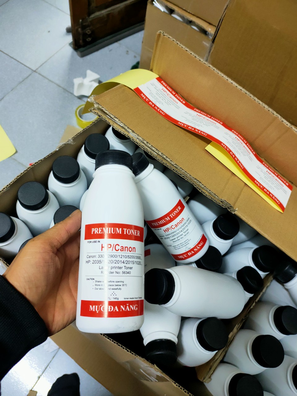 Mực đổ máy in - siêu đậm,siêu nét,siêu đa năng (12a,303,49,53,78,35.....)
