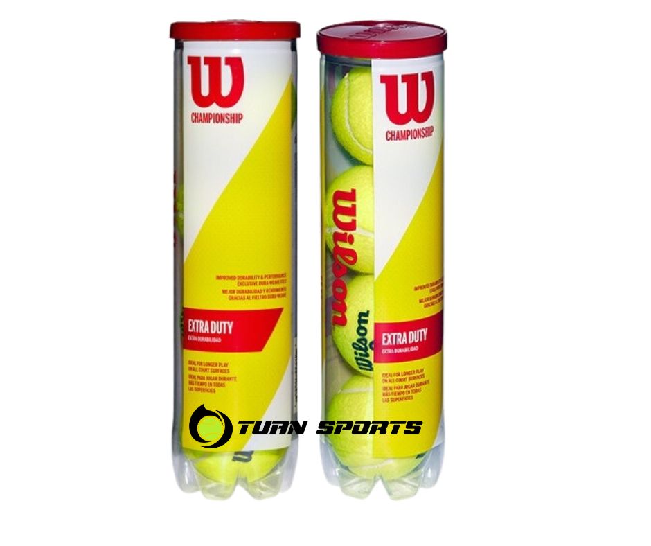 Banh Tennis Wilson 4 Trái - Vàng Đỏ