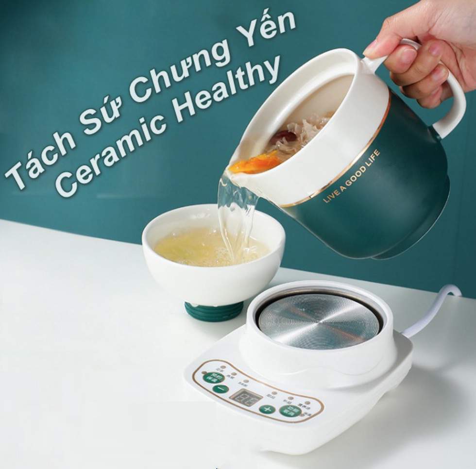 Online mall - ceramic healthy tách sứ chưng yến, nấu canh, trà