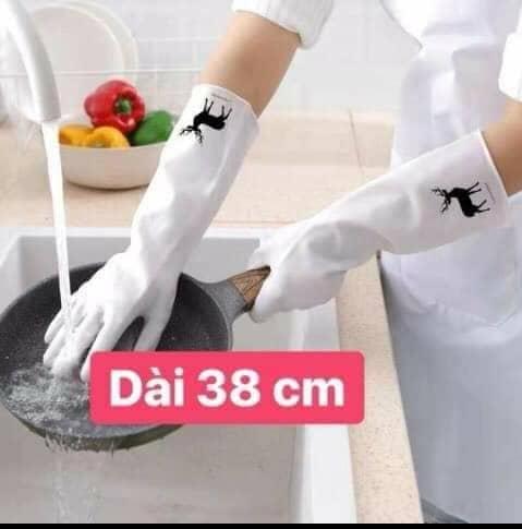 10 đôi găng tay cao su siêu dai dài 38cm