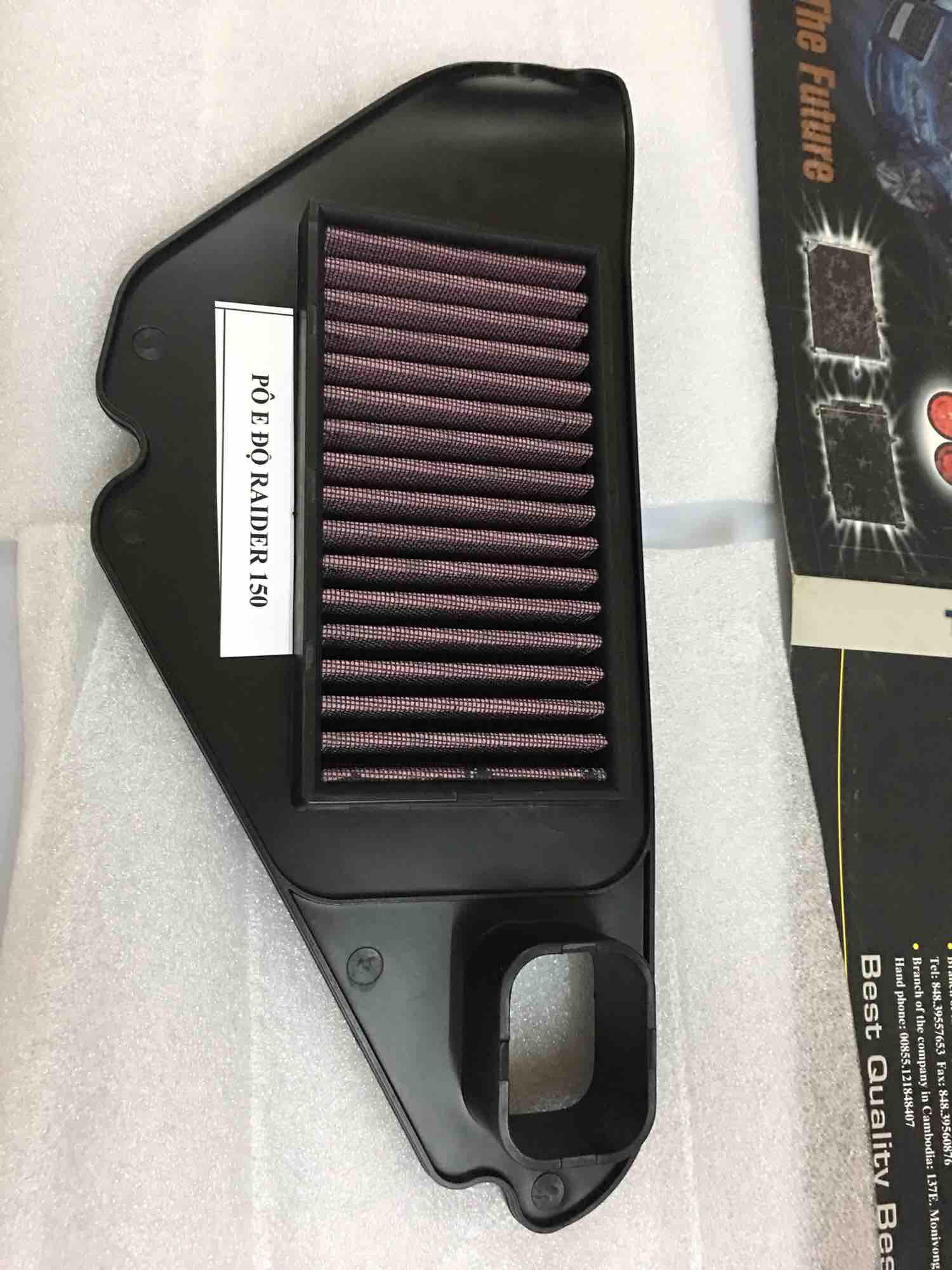 Lọc gió độ raider 150