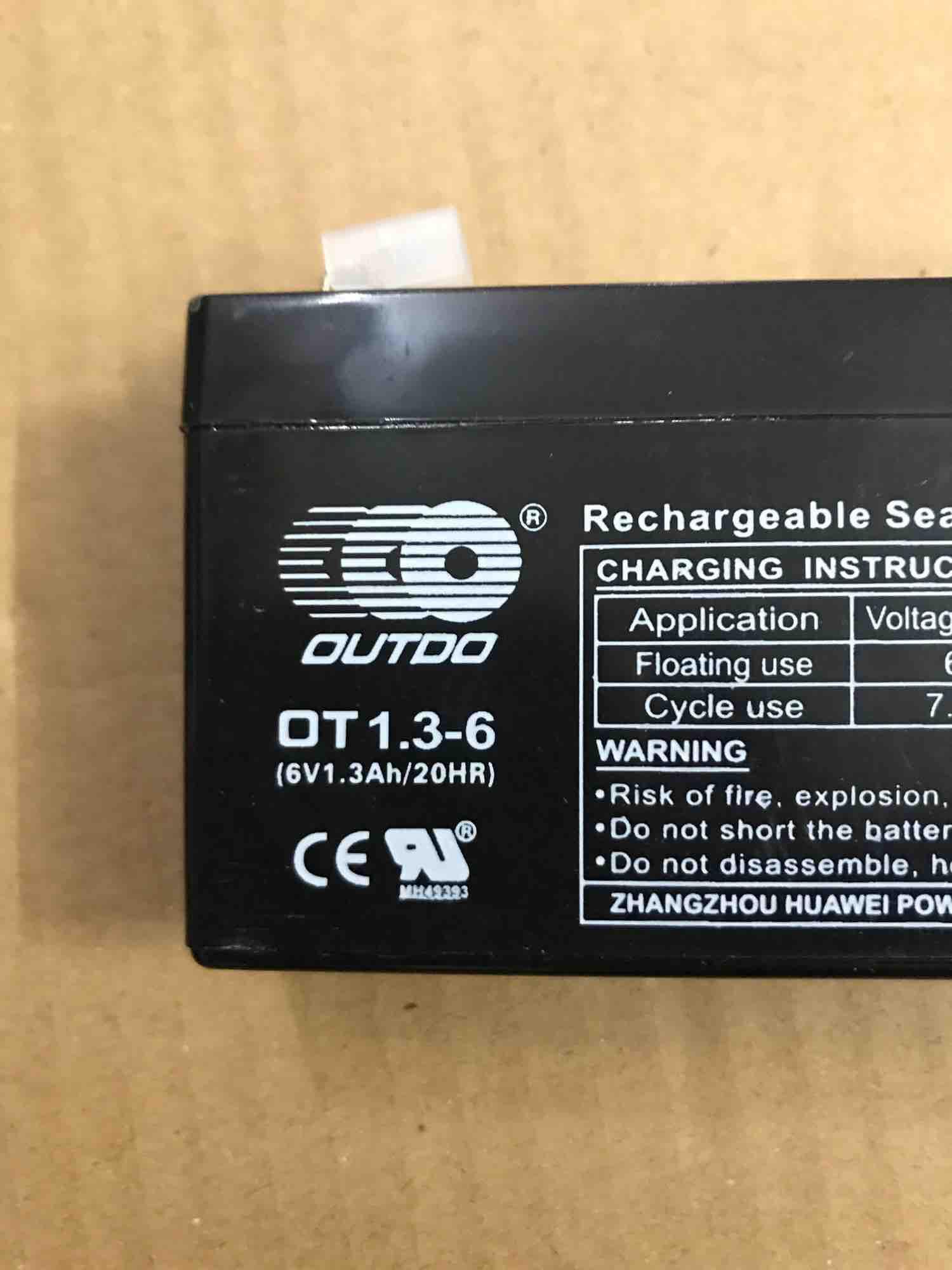 Ắc quy 6v1,3ah