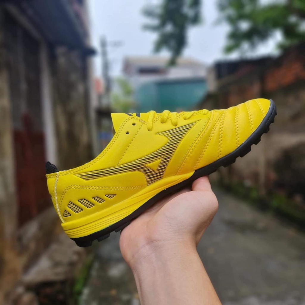 Giày Bóng Đá, Giày Mizuno Neo 3 Màu Vàng Đế Đen