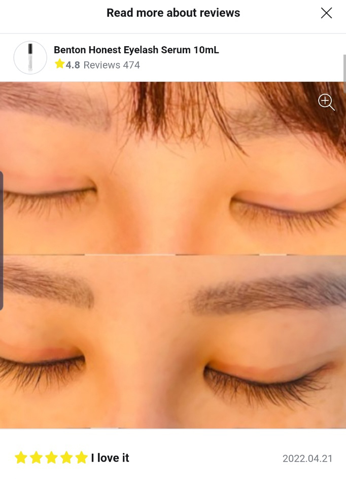 [Nhacuabeautyholic] Serum dưỡng mi BENTON HONEST EYELASH SERUM