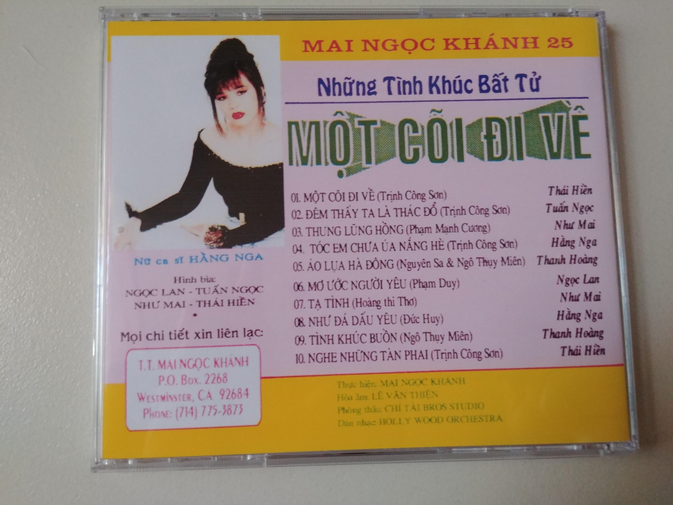 CD Những Tình Khúc Bất Tử - Một Cõi Đi Về