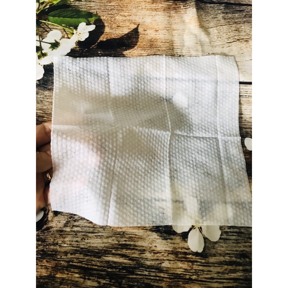 khăn Lạnh Cao Cấp 100 Chiếc - Khăn Ướt Cao Cấp Vải Bi