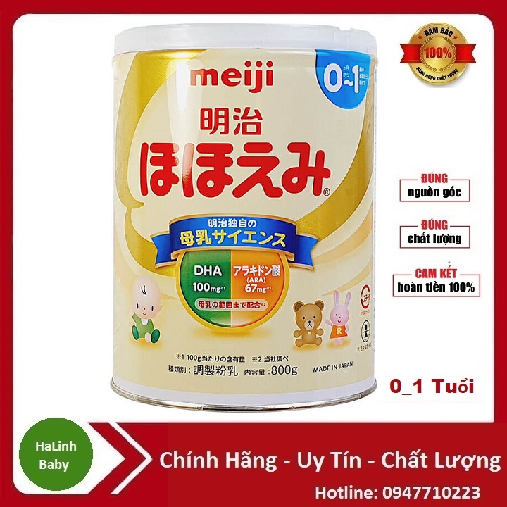 Sữa Meiji Số 0,9 (800g) Hàng Nội Địa Nhật ( Date 2025 )...