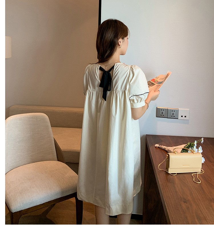Váy Bầu Đầm Bầu Suông Lịch Sự A2151