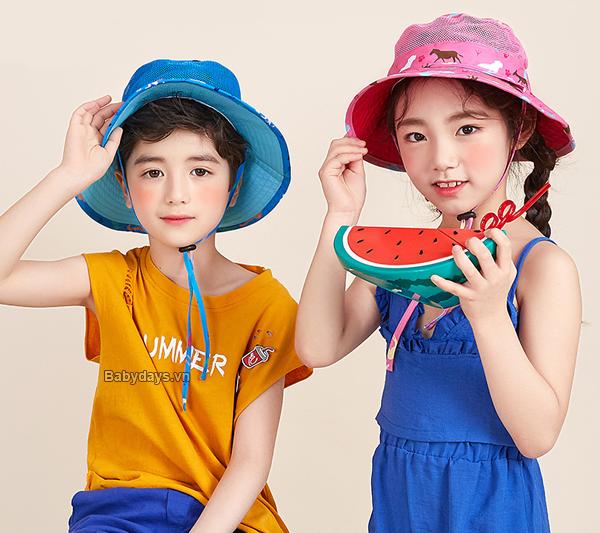 Mũ nón tai bèo thời trang cho bé MTB05B