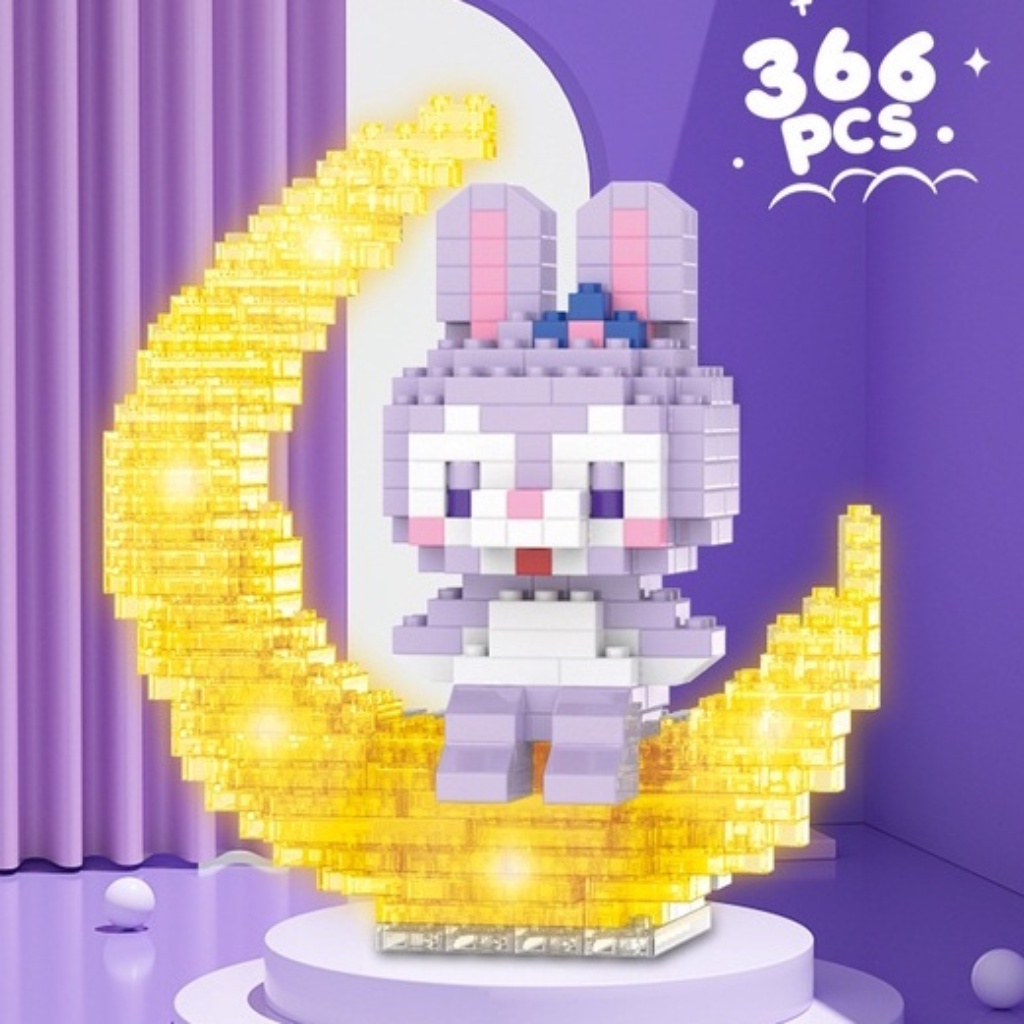 Mô hình lắp ráp 3d phi hành gia lắp ráp phi hành gia đèn led 3d phát sáng Đồ chơi lắp ráp đồ chơi xếp hình quà tặng valentine