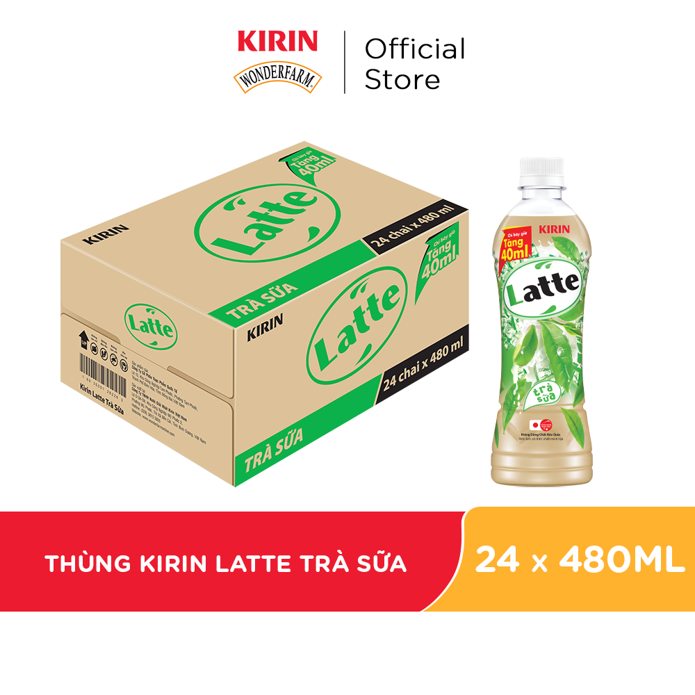 [Duy nhất 25.02 - 28.02]  [Giao hàng Hồ Chí Minh] 1 Thùng - KIRIN Latte Trà Sữa 480ml