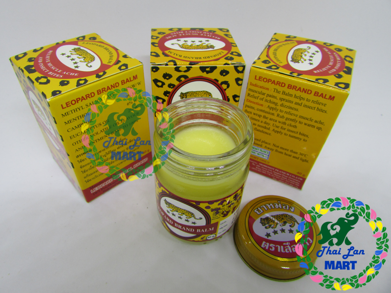 [HCM]12 LỌ DẦU CÙ LÀ CON BÁO LEOPARD BALM THÁI LAN 40 GAM
