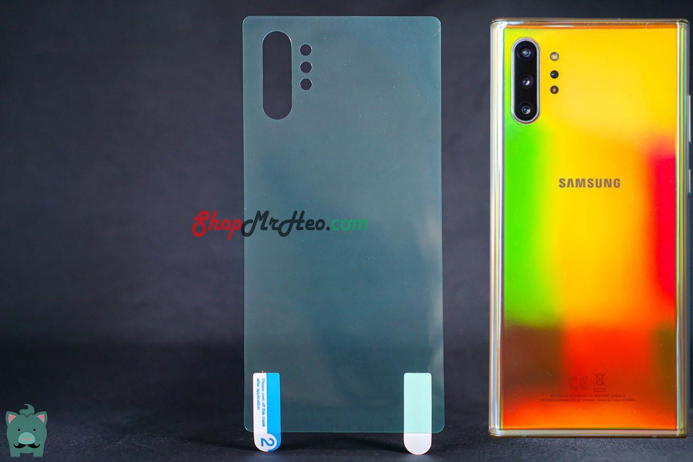 [HCM]Dán Dẻo TPU Full Màn Mặt Sau Lưng Samsung Galaxy Note 10 Plus