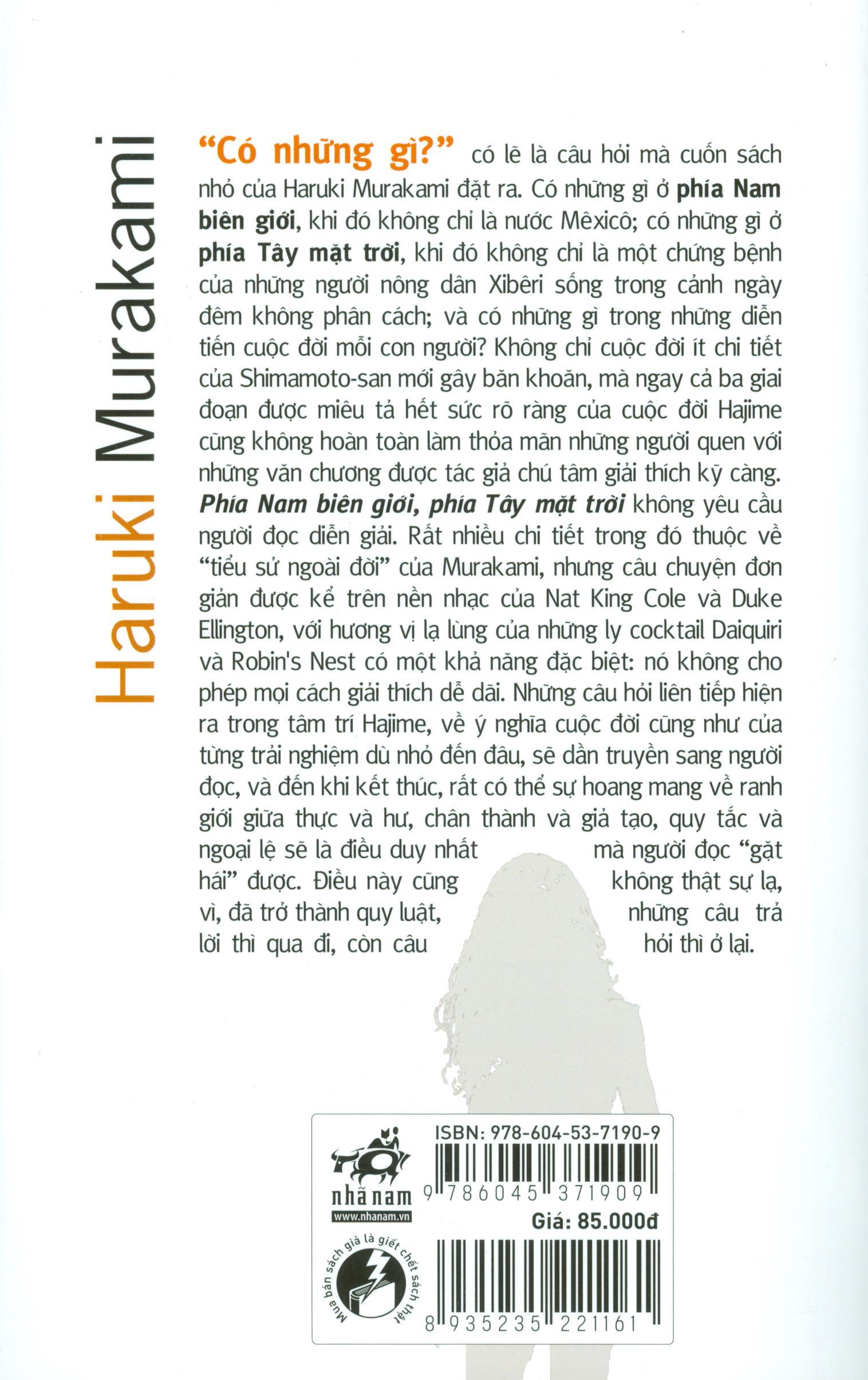 Phía Nam Biên Giới, Phía Tây Mặt Trời