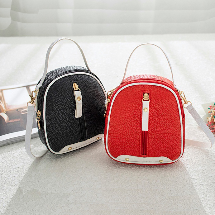 [HCM]Balo Mini Nhỏ Xinh Khóa Kéo BL31 Đen