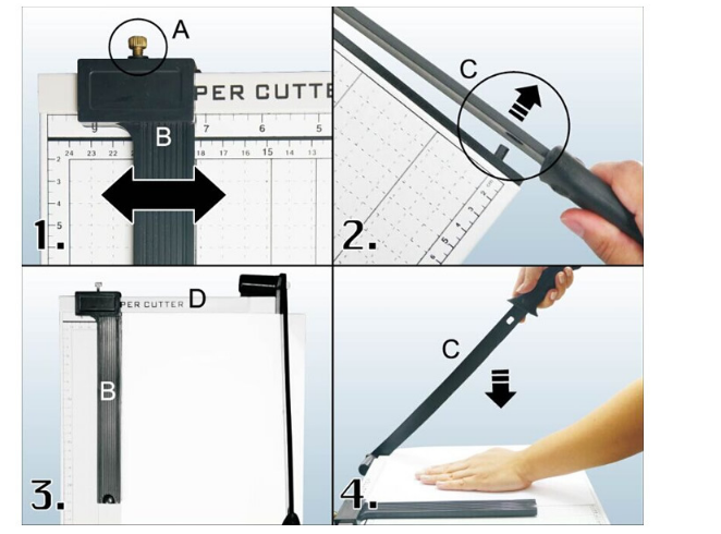 BÀN CẮT GIẤY KHỔ A4 829