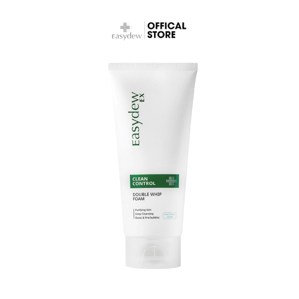 [MALL]  Sữa Rửa Mặt Phục Hồi Dành Cho Da Mụn Easydew Clean Control Double Whip Foam 150ml
