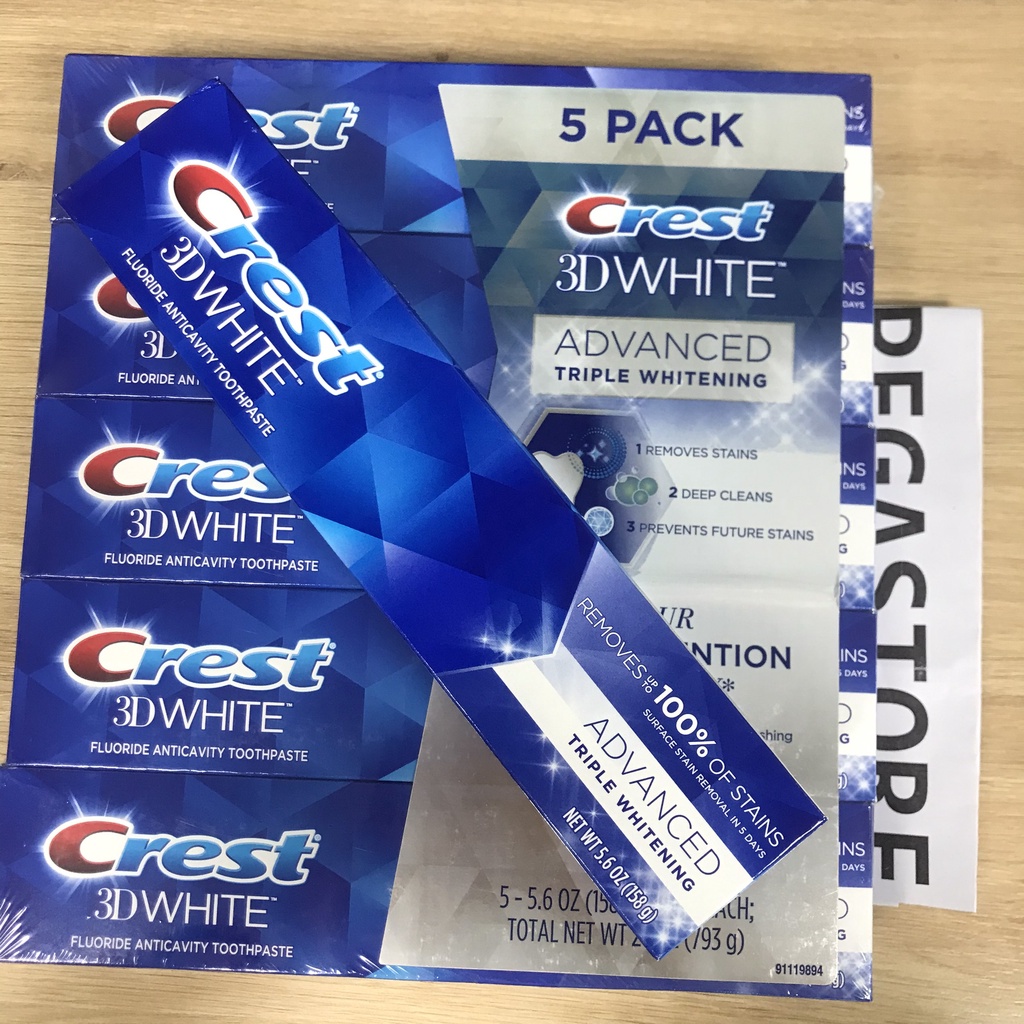 USA-Crest 3D White fluoride anticabody matopaste utral / 3D advanced/Crest Complete plus toothpaste-pegastore