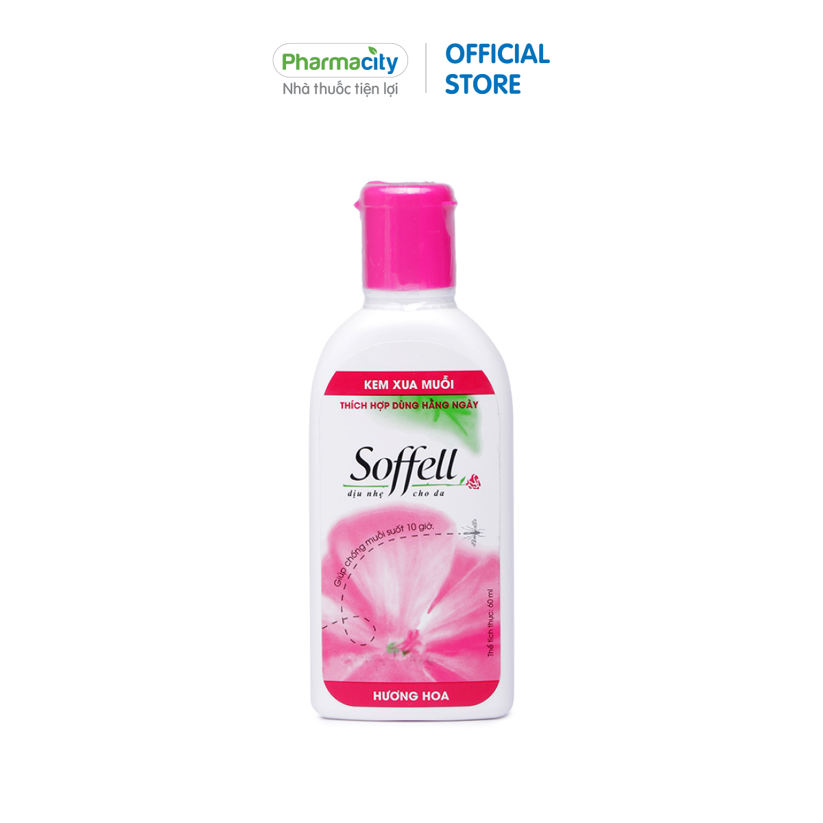 Kem chống muỗi hương hoa Soffell