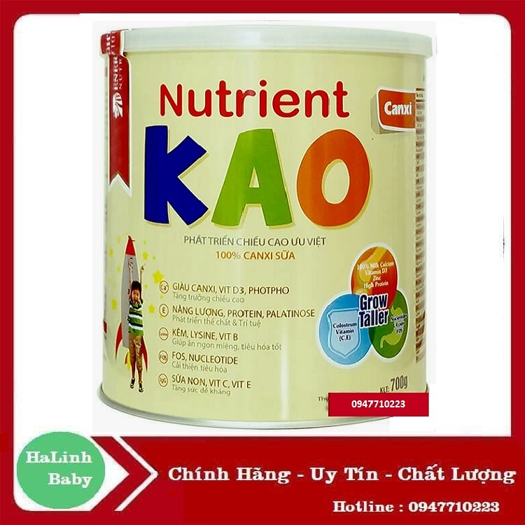 Sữa Nutrient KAO hộp 700g Date 2024