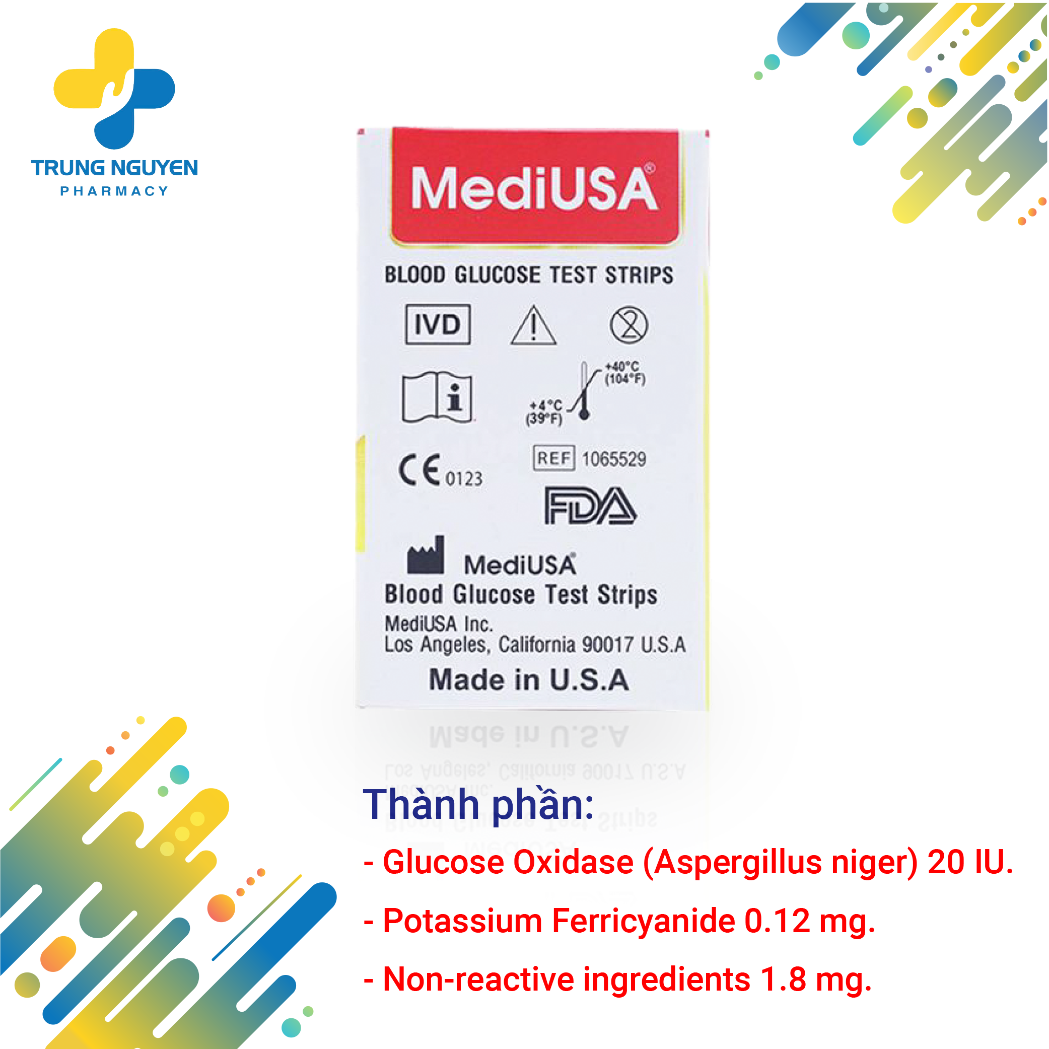 Que thử đường huyết MediUSA | TS 3300