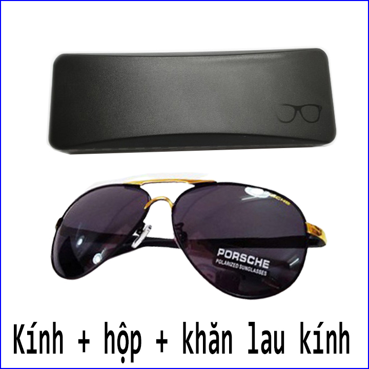 Kính mắt nam nữ chống tia UV phân cực tặng kính nhìn xuyên đêm