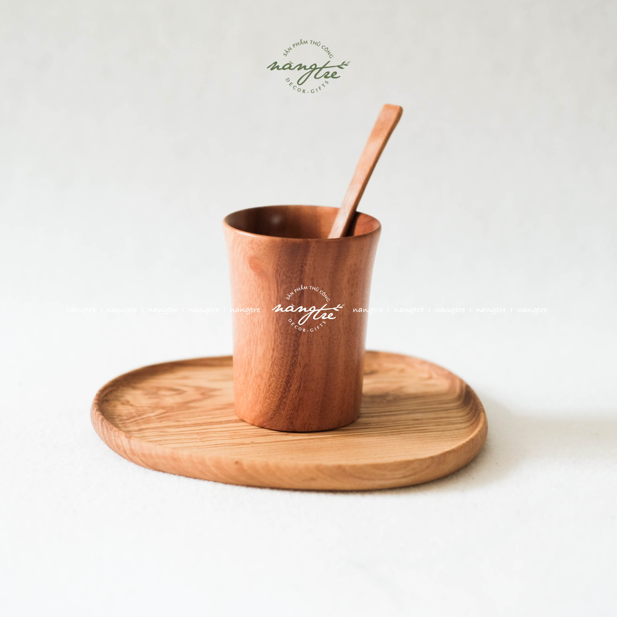 [HCM]Ly gỗ tự nhiên/ Cóc gỗ decor