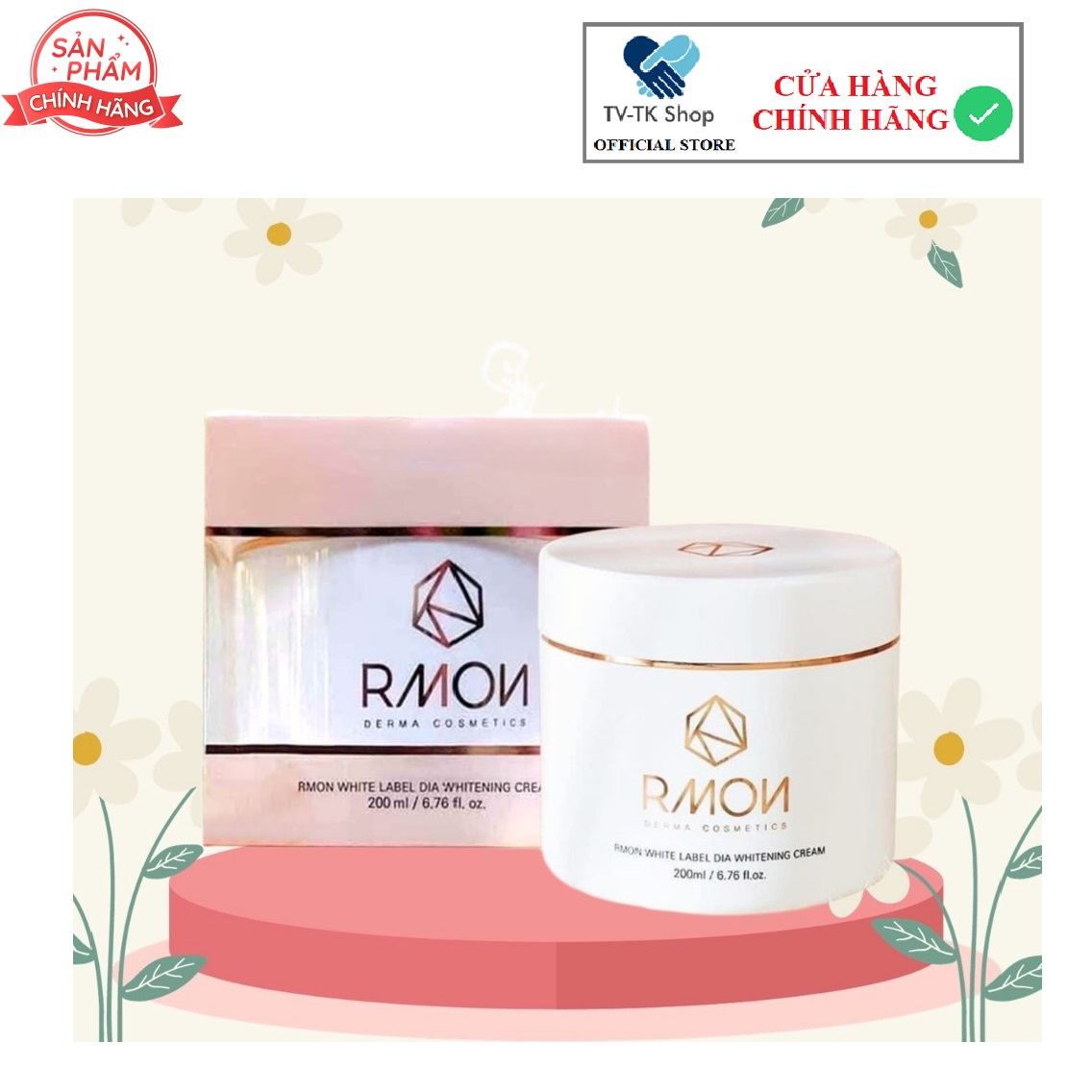 Kem dưỡng trắng da body rmon dưỡng da toàn thân 200ml hàn quốc - mẫu mới