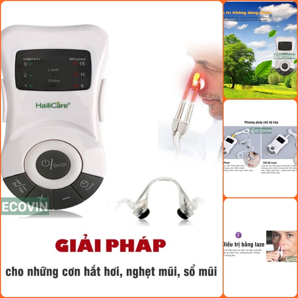 Máy .T.r.ị. Viêm Mũi Dị Ứng Haili Care(Hàng cao Cấp) 💝FREESHIP💝 (BH 24THÁNG)