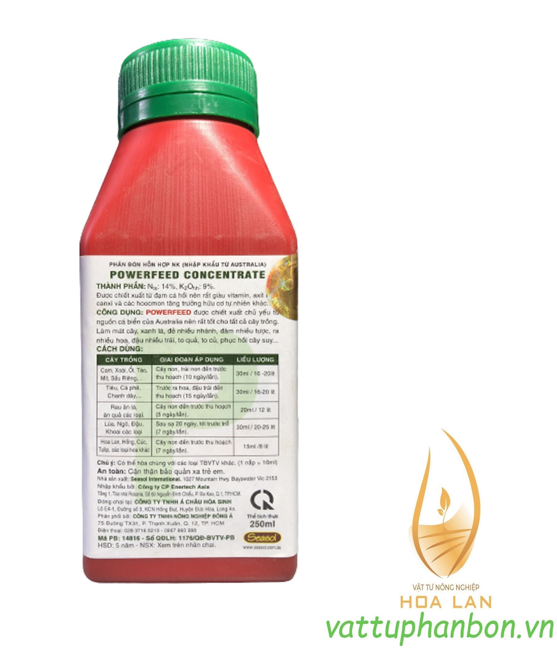 Powerfeed - Phân Bón Hỗn Hợp NPK - #479A# 250ml